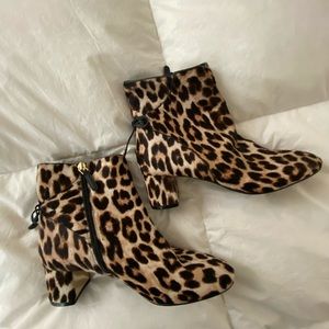 Tory Burch Cheetah Booties never worn size 8